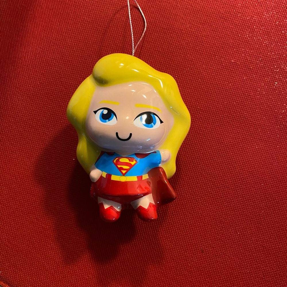 Super Girl Christmas Ornament